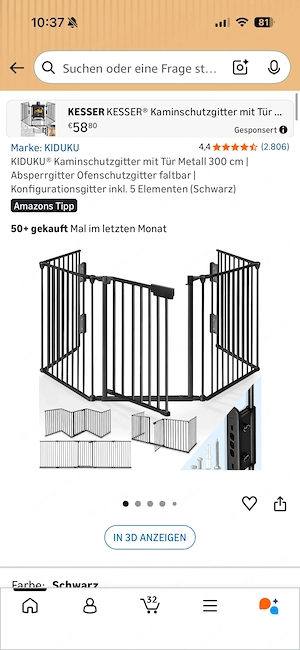 Schutzgitter für Kleinkinder Bild 3