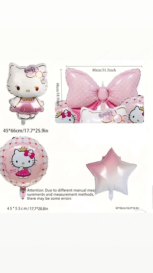Hello Kitty Deko Ballons Folienballon  Bild 2