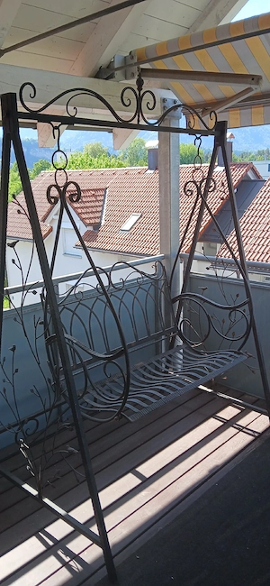 Hollywoodschaukel,  Metall  Bild 3