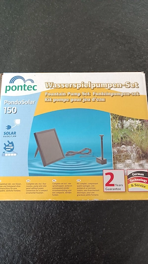 Solar Springbrunnen für Teich