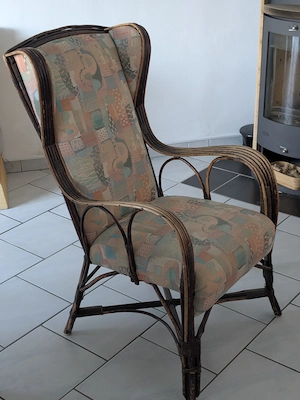Sessel, Ohrensessel, antik Bild 2