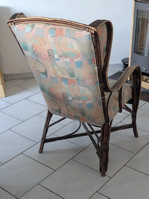 Sessel, Ohrensessel, antik Bild 3