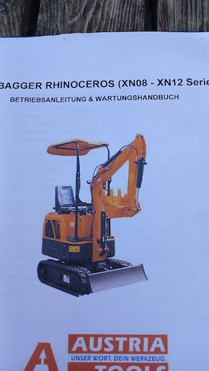 Klein Bagger  Bild 2
