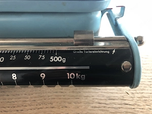 Antike alte mechanische Küchenwaage Bild 5