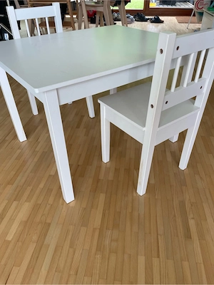 Kindertisch Maltisch mit 2 stühlen Bild 5