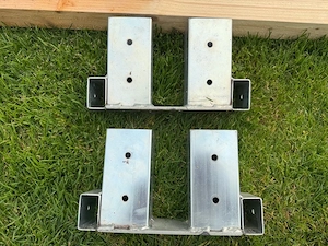 Holzstapelhalter mit 4 Steher Bild 2