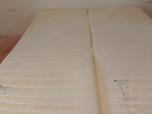 Massivholz Doppelbett 200x200 + 2 Lattenroste + Bio-Matratzen   Neupreis 3100    Top Zustand Bild 9