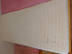Massivholz Doppelbett 200x200 + 2 Lattenroste + Bio-Matratzen   Neupreis 3100    Top Zustand Bild 2
