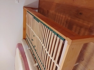 Massivholz Doppelbett 200x200 + 2 Lattenroste + Bio-Matratzen   Neupreis 3100    Top Zustand Bild 6