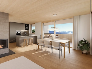 Exklusives Wohnen mit Weitblick in A-6934 Sulzberg Privates Wohnen auf höchstem Niveau Bild 3