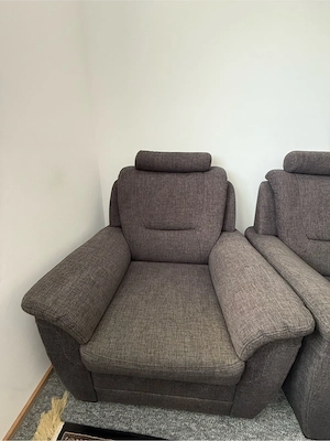 Moderne L-förmige Eckcouch   Wohnlandschaft in Grau Bild 4