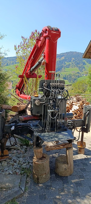 Kran Atlas Forst Kran Dreipunkt  Bild 7