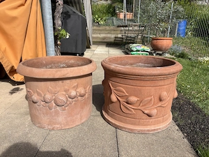 Hochwertige ital. Terra Cotta Töpfe Bild 2