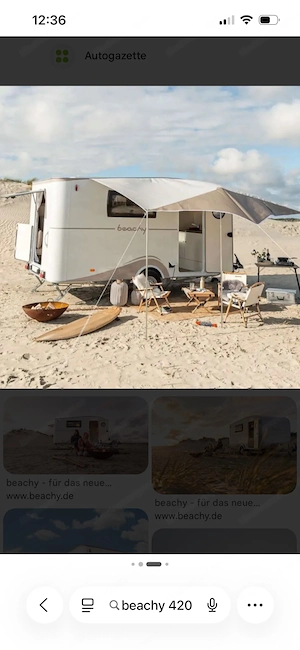 Wohnwagen Hobby Beachy 420 Bild 2
