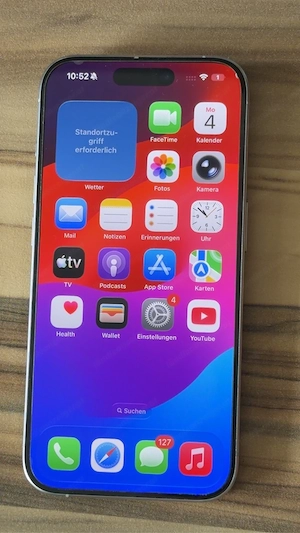 Iphone 15 Pro Titan Weiß Bild 3