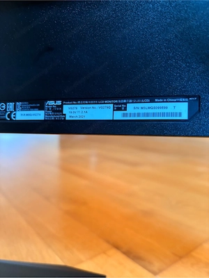 Asus Monitor 27 Zoll Bild 2