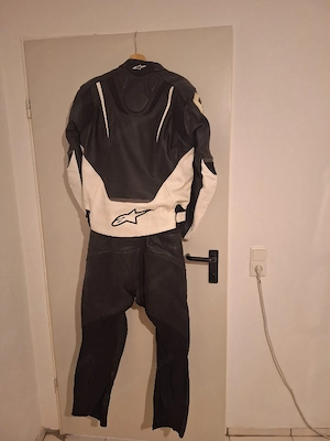 Männer Leder-Motorradkluft Bild 2