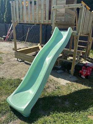 neue Wickey Rutsche mit Bodenanker Bild 4