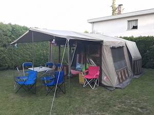 Klappcaravan Heinemann Z570B (Baujahr 1983)   dicht, komplett & gepflegt mit Vorzelt, Sonnensegel