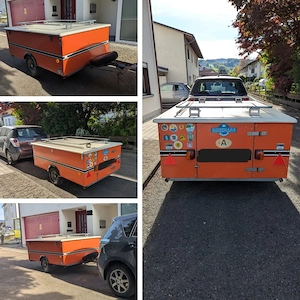 Klappcaravan Heinemann Z570B (Baujahr 1983)   dicht, komplett & gepflegt mit Vorzelt, Sonnensegel Bild 3