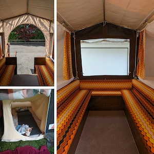 Klappcaravan Heinemann Z570B (Baujahr 1983)   dicht, komplett & gepflegt mit Vorzelt, Sonnensegel Bild 4
