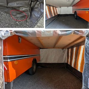 Klappcaravan Heinemann Z570B (Baujahr 1983)   dicht, komplett & gepflegt mit Vorzelt, Sonnensegel Bild 6