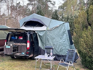 Dachzelt Decathlon MH 500 mit Vorzelt Bild 4