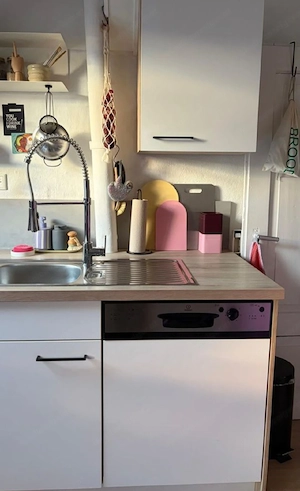 Nobilia Einbauküche Küchenzeile m. Geräten u. Kühlschrank, 2,80 m Bild 2