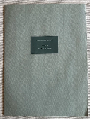 Julius Heilenmann Originale Holzstiche signierte Mappe "6 Landschaften" Bild 7