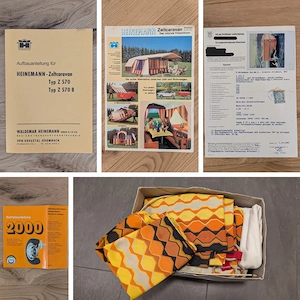 Klappcaravan Heinemann Z570B (Baujahr 1983)   dicht, komplett & gepflegt mit Vorzelt, Sonnensegel Bild 10