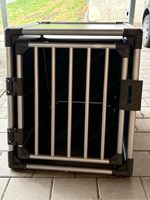 Trixie Transportbox Aluminium graphit M-L Bild 3