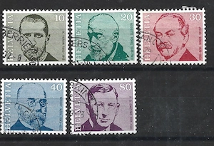 1971 Schweiz Porträtmarken Mediziner