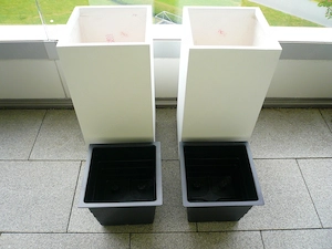 Brandneue Pflanzensäule im 2er-Set Weiß, 70x33x3 * Super Qualität * inkl. original Rechnung! Bild 3