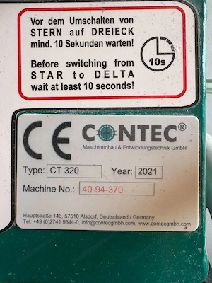 Contec CT 320 Ideal zum Schneiden von Hartem Beton Bild 2