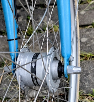 Damenfahrrad, Nabenschaltung, fahrbereit, neue Handgriffe, mit Korb (nicht auf dem Foto) Bild 2
