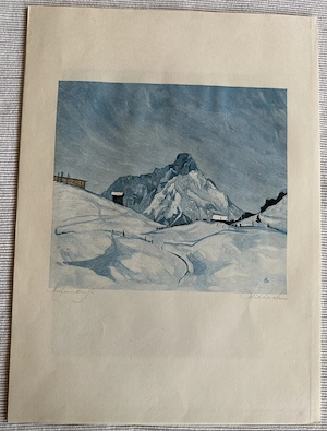 Julius Heilenmann Originale Holzstiche signierte Mappe "6 Landschaften" Bild 18