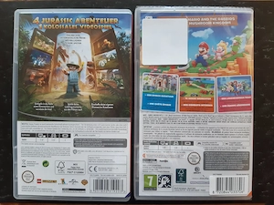 Nintendo Switch Set: Lego Jurassic World + Mario Rabbids (NEU) Bild 2