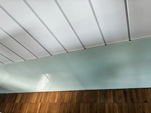 Milchglas Platte Rückwand