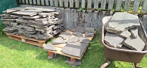Porphyrplatten ca. 25 m2 auch Kleinmenge Bild 2
