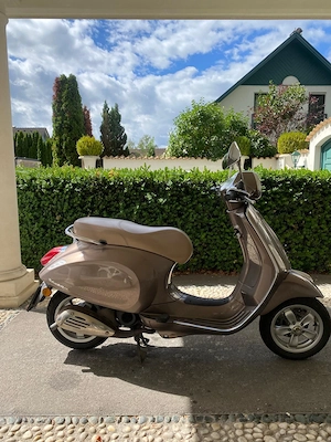 1. Besitz Piaggio Primavera 50 Moped Roller braun Scooter 49ccm Mofa 