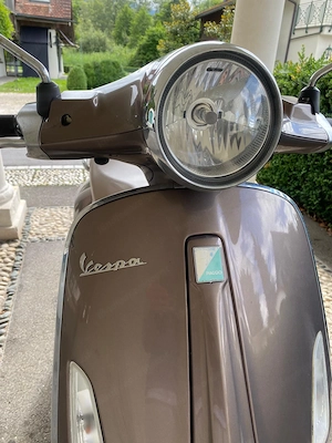 1. Besitz Piaggio Primavera 50 Moped Roller braun Scooter 49ccm Mofa  Bild 3