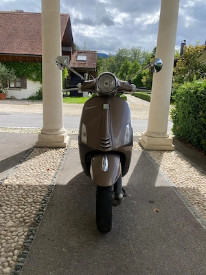 1. Besitz Piaggio Primavera 50 Moped Roller braun Scooter 49ccm Mofa  Bild 2