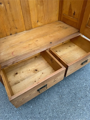Massiv Holz, Antiker Schrank Bild 3