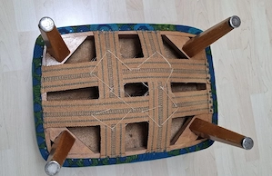 vintage SWEDEN Hocker Bild 4