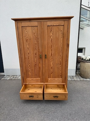 Massiv Holz, Antiker Schrank Bild 7