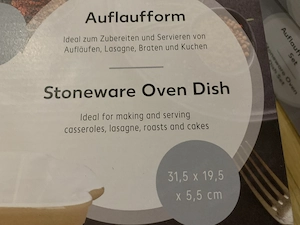 Auflaufform  Bild 3
