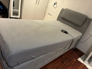 Boxsprinbett elektrisch verstellbar