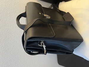 Neuwertige Herren Leder Aktentasche MANDARINA DUCK Bild 3