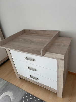 Wickelkommode mit Schubladen Bild 2