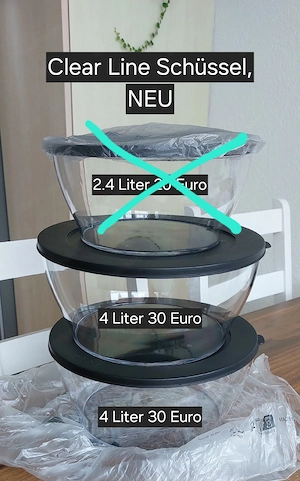 Clear Line Tupperware NEU
